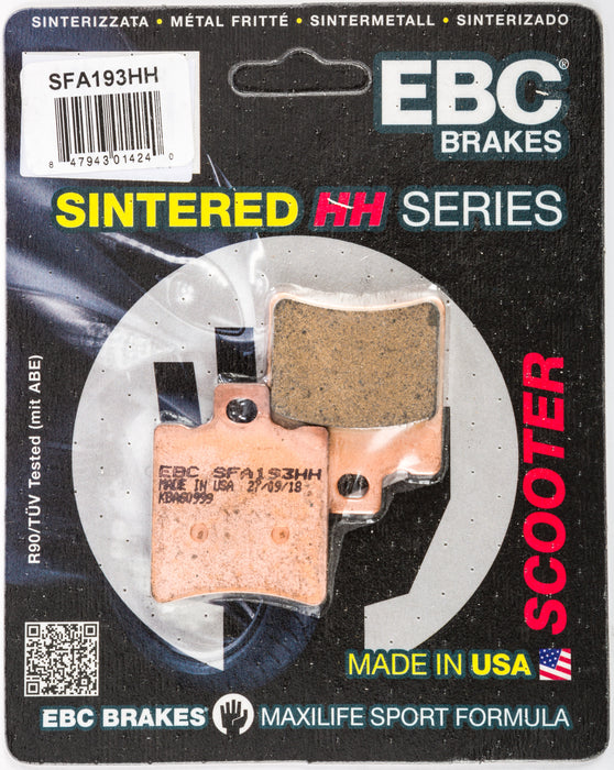 EBC Brakes SFA193HH Sintered Scooter Brake Pad