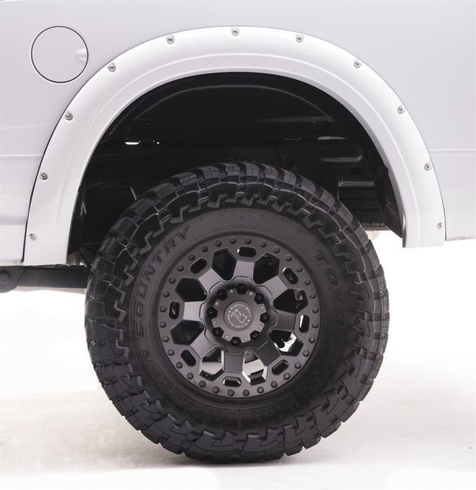 EGR 10+ Compatible with Dodge Ram HD Bolt-On Look Color Match Fender Flares Set Bright White 792854-PW7