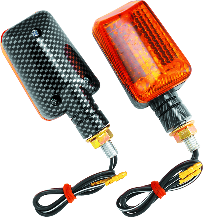 BikeMaster Universal Ministalk Marker Light Carbon/Amber 268039