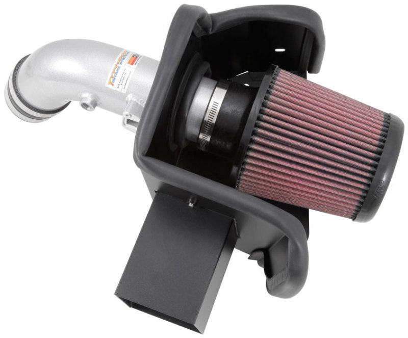 K&N 69 Series Typhoon Performance Intake Kit Silver for 13-14 Compatible with Nissan Altima 2.5L L4 69-7064TS