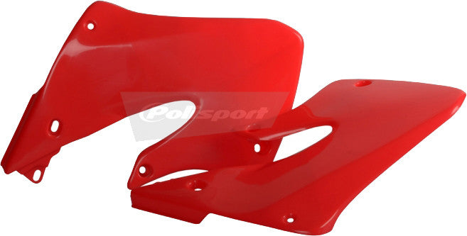 Polisport Radiator Shroud Set (FLO RED) For 97-99 HONDA CR250