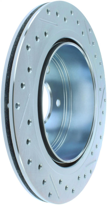 StopTech 89-96 Compatible with Nissan 300ZX Select Sport Slotted & Drilled Right Rear Brake Rotor 227.42047R