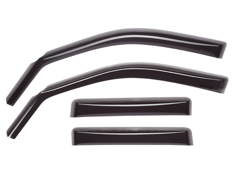 WeatherTech 04+ Mitsubishi Endeavor Front and Rear Side Window Deflectors Dark Smoke 82333