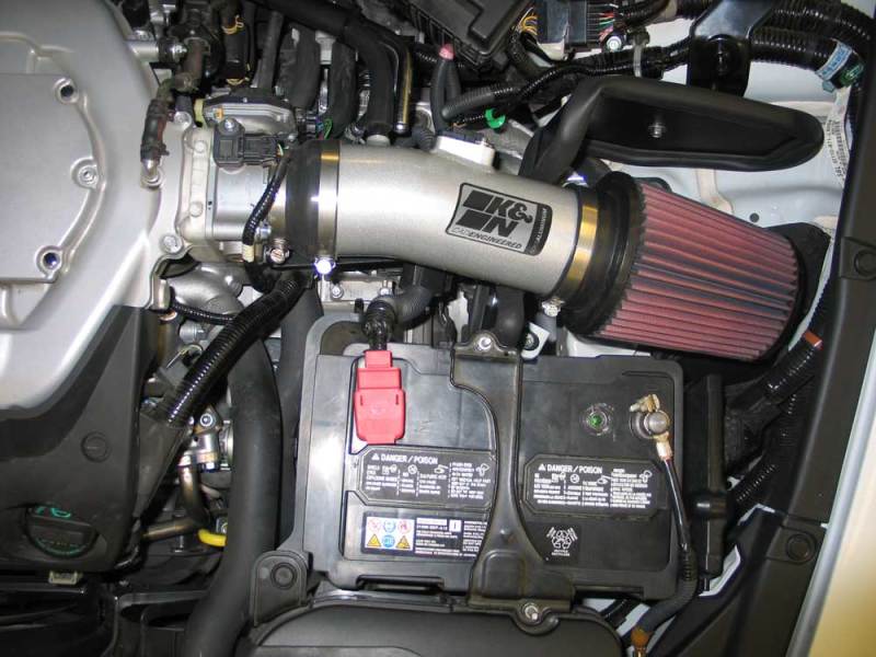 K&N 08 Honda Accord 3.5L-V6 Silver Typhoon Short Ram Intake 69-1210TS