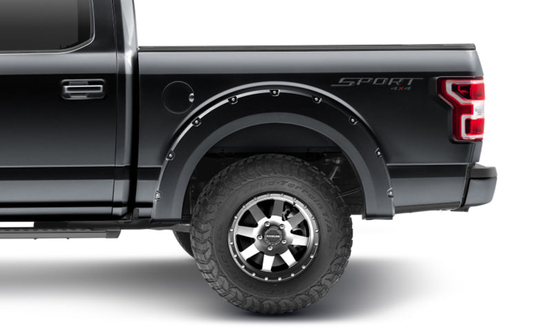 Bushwacker 18-19 Ford F-150 Pocket Style Flares 4 pc Shadow Black 20945-82