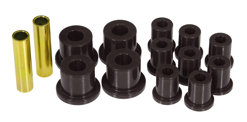 Prothane 76-86 compatible with Jeep CJ5/CJ7 Rear Spring & Shackle Bushings Black 1-1003-BL