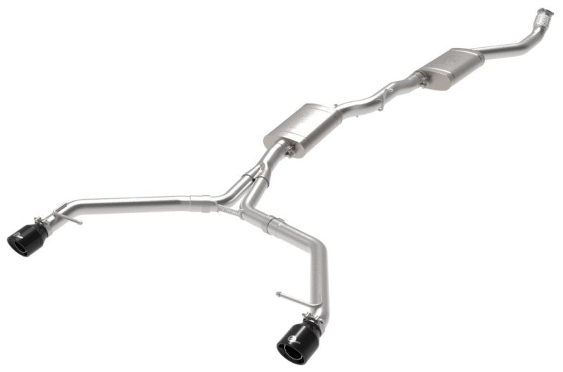 afe MACH Force-Xp 13-16 Audi Allroad L4 SS Cat-Back Exhaust w/Black Tips 49-36438-B