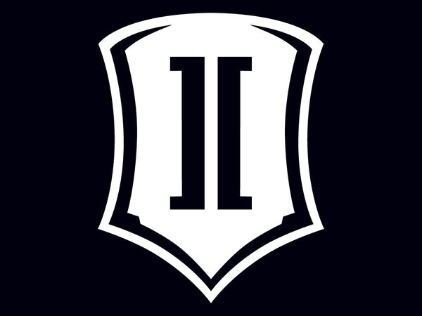 Icon 15 In Vinyl Shield Decal White STICKER-SHIELD 15 IN W