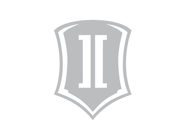 Icon 10 In Vinyl Shield Decal Silver STICKER-SHIELD 10 IN S