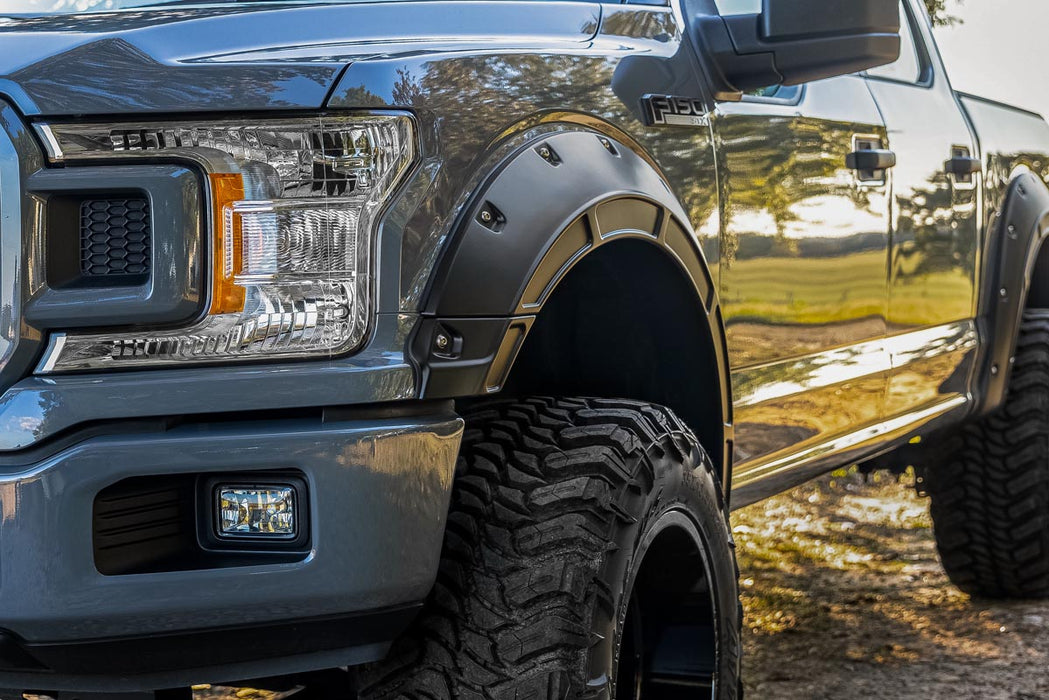 Rough Country Defender Pocket Fender Flares Ford F-150 2Wd/4Wd (2015-2020) A-F11811