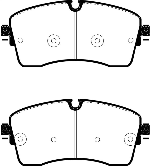 EBC 2018+ Jaguar E-Pace 2.0L Turbo (246) Yellowstuff Front Brake Pads DP42385R