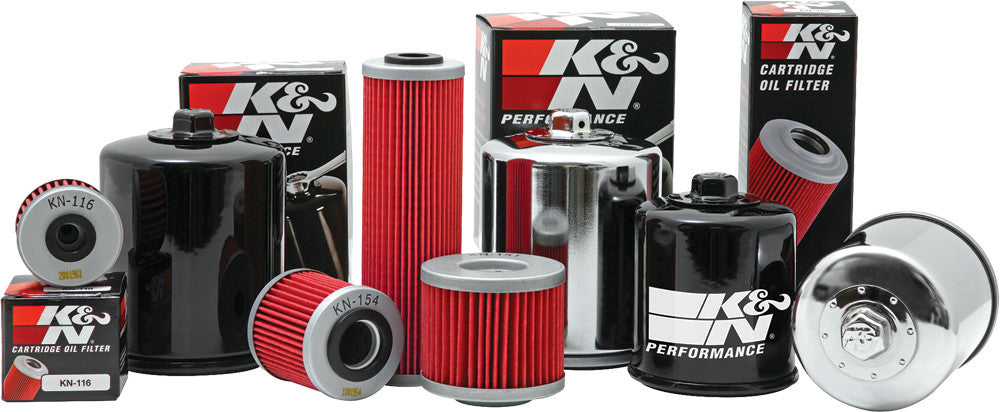 K&N Motorcycle Oil Filter: High Performance, Premium, Designed to be used with Synthetic or Conventional Oils: Fits Select Polaris Side-by-Side and ATV Models, KN-198