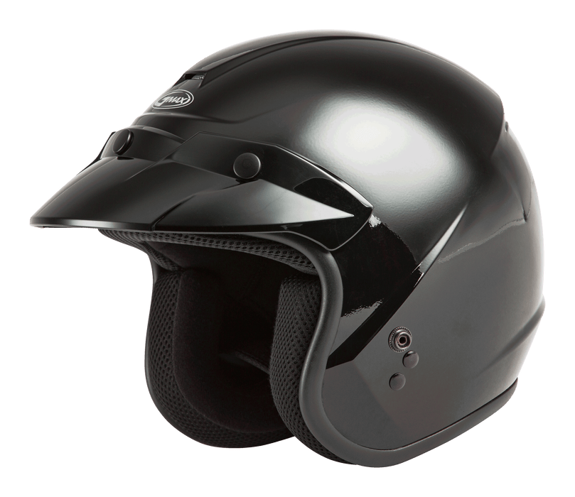 GMAX OF-2 Open-Face Helmet (Black, XX-Large)