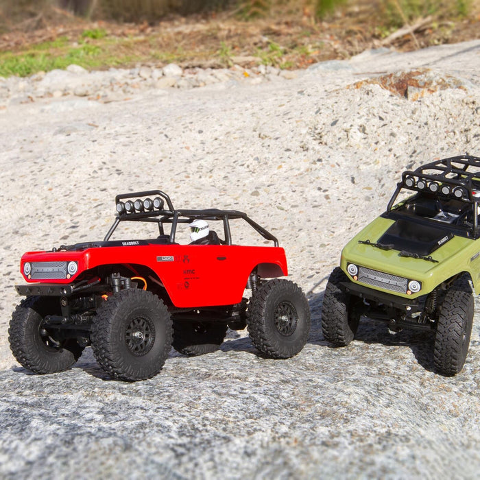 Axial 1/24 SCX24 Deadbolt 4 Wheel Drive Rock Crawler Brushed RTR Ready to Run Red AXI90081T1 Trucks Electric RTR Other