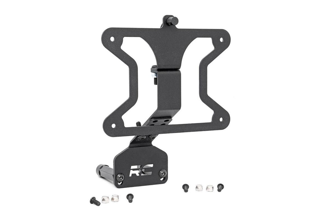 Rough Country License Plate Relocation Bracket compatible with Jeep Wrangler Jl 4Wd (2018-2023) 10534