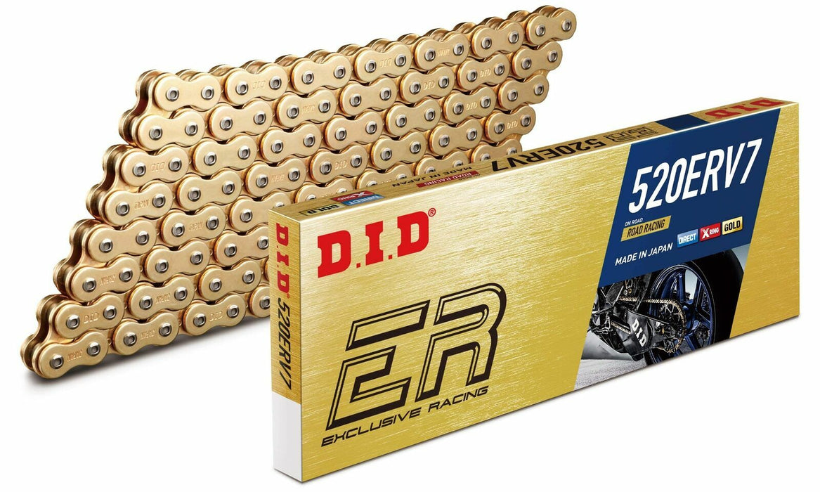 DID (520ERV7130ZB) Gold 130 Link High Performance ERV7 Series X-Ring Chain with