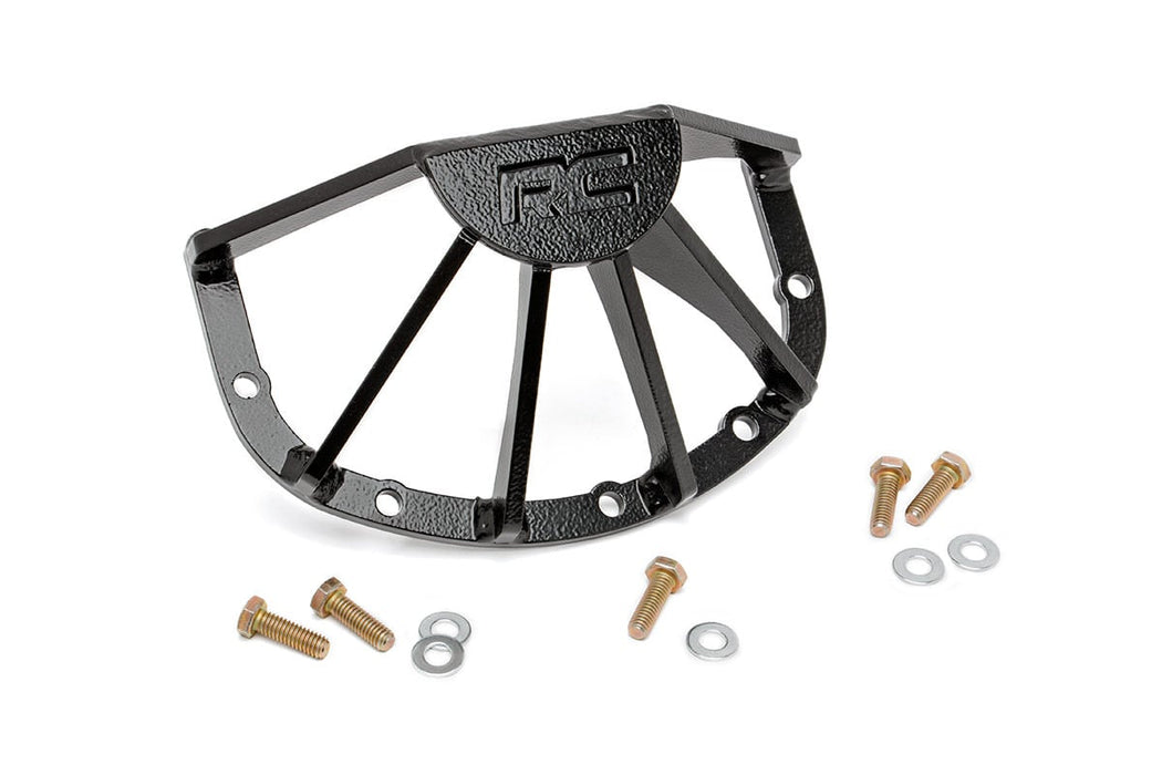 Rough Country Diff Guard Front Dana 30 Lp compatible with Jeep Cherokee Xj/Comanche Mj/Wrangler Jk/Wrangler Tj 1035