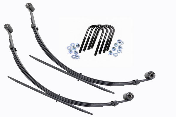 Rough Country Rear Leaf Springs 4" Lift Pair Fits Ford F-250/F-350 Super Duty (99-04) 8066KIT