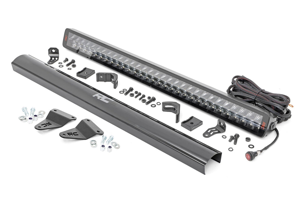 Rough Country LED Light Bumper Mount 30" Spectrum Dual Row Fits toyota4Runner (14-20)