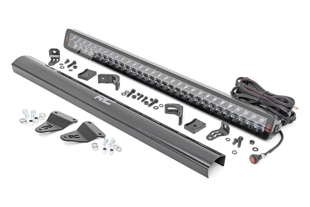 Rough Country LED Light Bumper Mount 30&quot; Spectrum Dual Row Fits toyota4Runner (14-20)