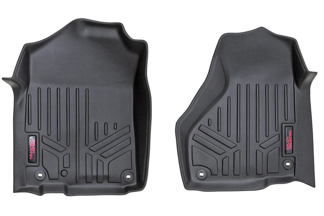 Rough Country Floor Mats Front Reg/Ext Cab Ram 1500/2500/3500 (12-18 & Classic) M-3121