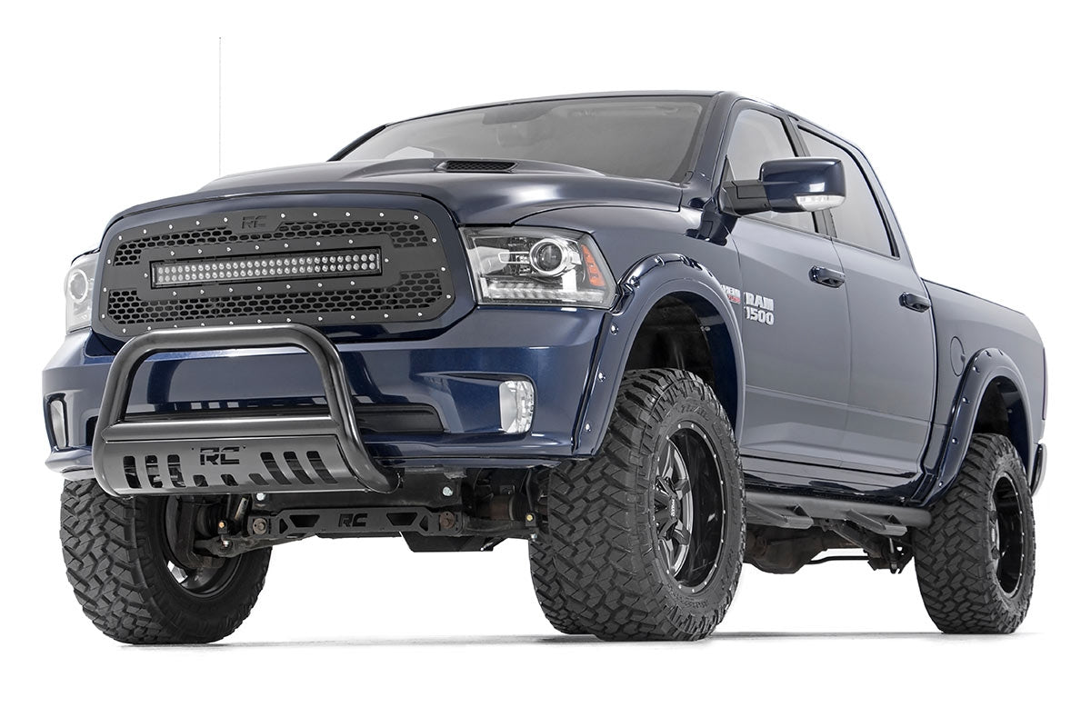 Rough Country Mesh Grille 30" Dual Row Led Black Amber Drl Fits RAM 1500 (13-18 & Classic) 70199BDA