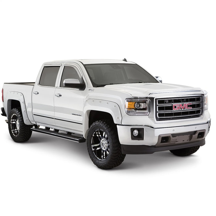 Bushwacker 17-18 Chevy Silverado 1500 Fleetside Pocket Style Flares 4pc 78.8/97.8in Bed Graphite 40957-84