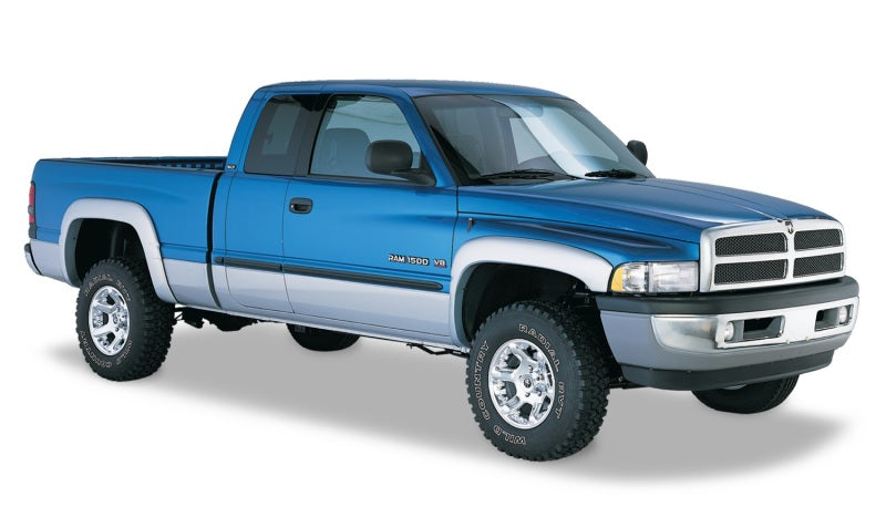 Bushwacker 94-01 Compatible with Dodge Ram 1500 Fleetside OE Style Flares 4pc 78.0/96.0in Bed Black 50903-02