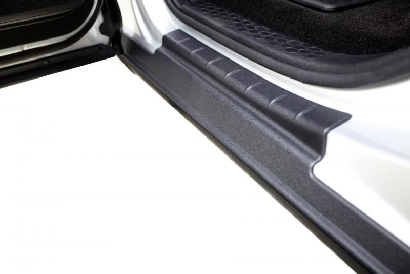 Bushwacker 15-19 Chevrolet Silverado 2500/3500 Trail Armor Rocker Panel + Sill Plate Cvr. Tex. Blk 14089