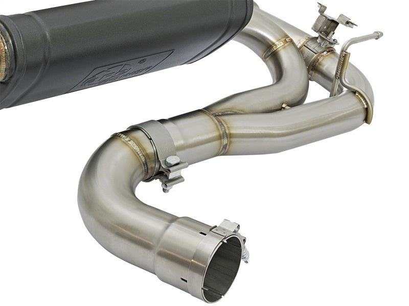 aFe MACHForce XP Exhausts Axle-Back 12-15 BMW 335i 3.0T (SS w/Polished Tips) 49-36336-P