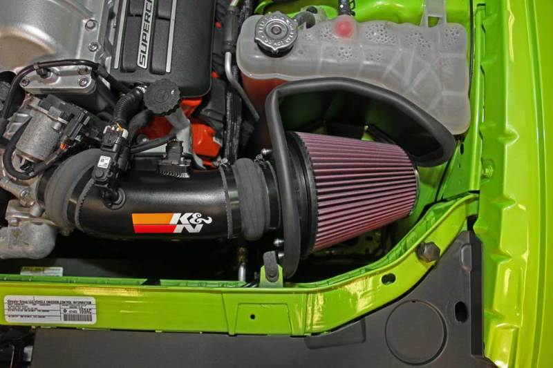 K&N 2015 Compatible with Dodge Challenger/Charger 6.2L V8 Typhoon Short Ram Intake 69-2550TTK