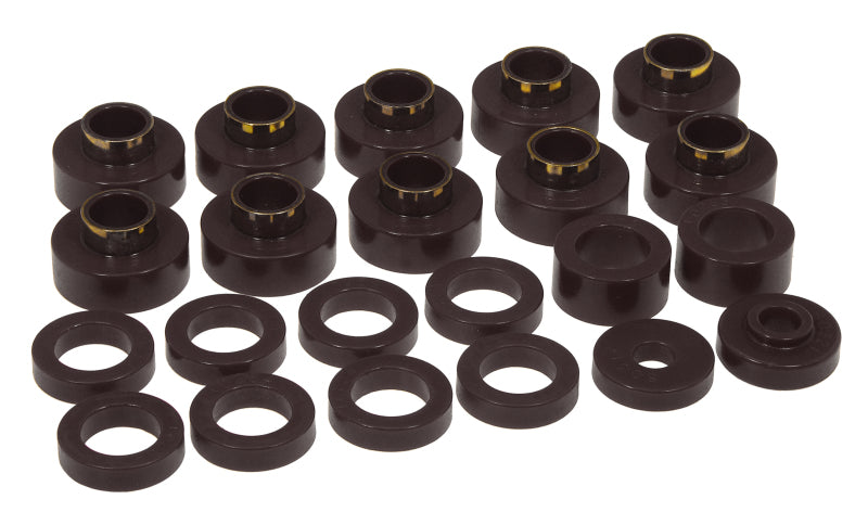 Prothane 80-86 compatible with Jeep CJ5/CJ7 Body Mount 22 Bushing Kit Black 1-103-BL