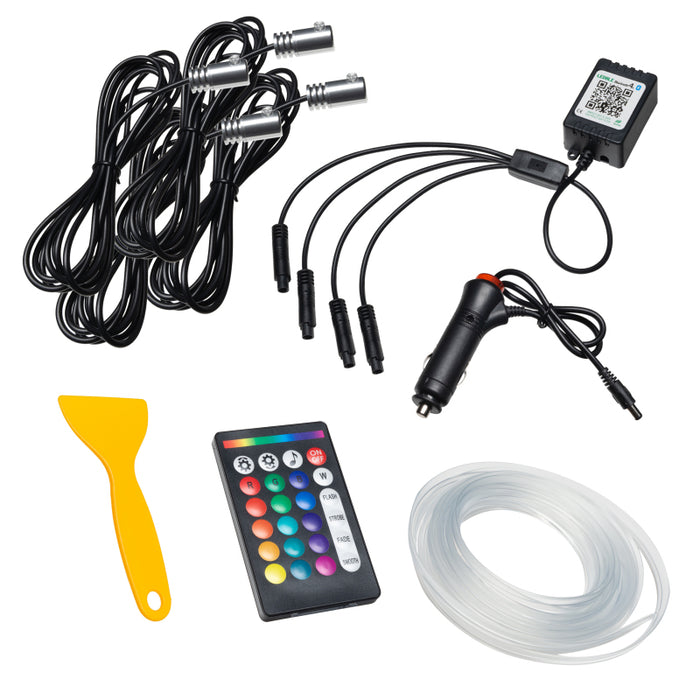 Oracle Fiber Optic LED Interior Kit ColorSHIFT (4PCS) ColorSHIFT SEE WARRANTY 4233-333-4