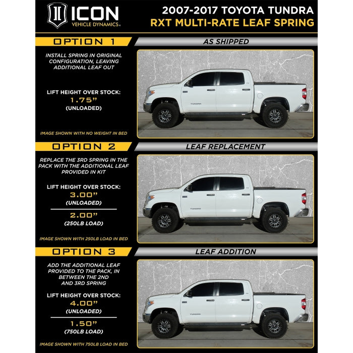 ICON 2007+ Toyota Tundra 1.63-3in Stage 3 3.0 Suspension System K53167