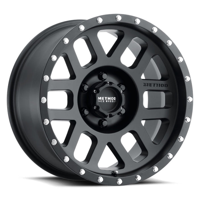 Method MR306 Mesh 18x9 -12mm Offset 6x5.5 108mm CB Matte Black Wheel MR30689060512N