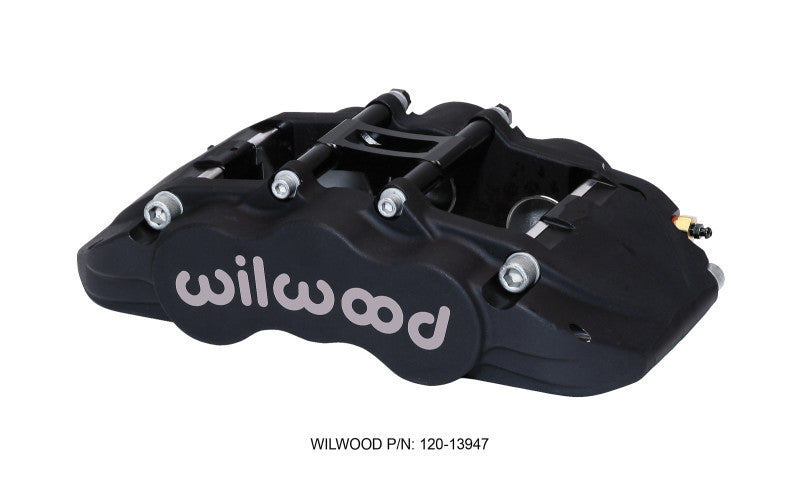 Wilwood Caliper-GN6R-L/H-Black Ano (.80 Thk Pad) 1.75/1.38/1.38in Pistons 1.38in Disc 120-13947