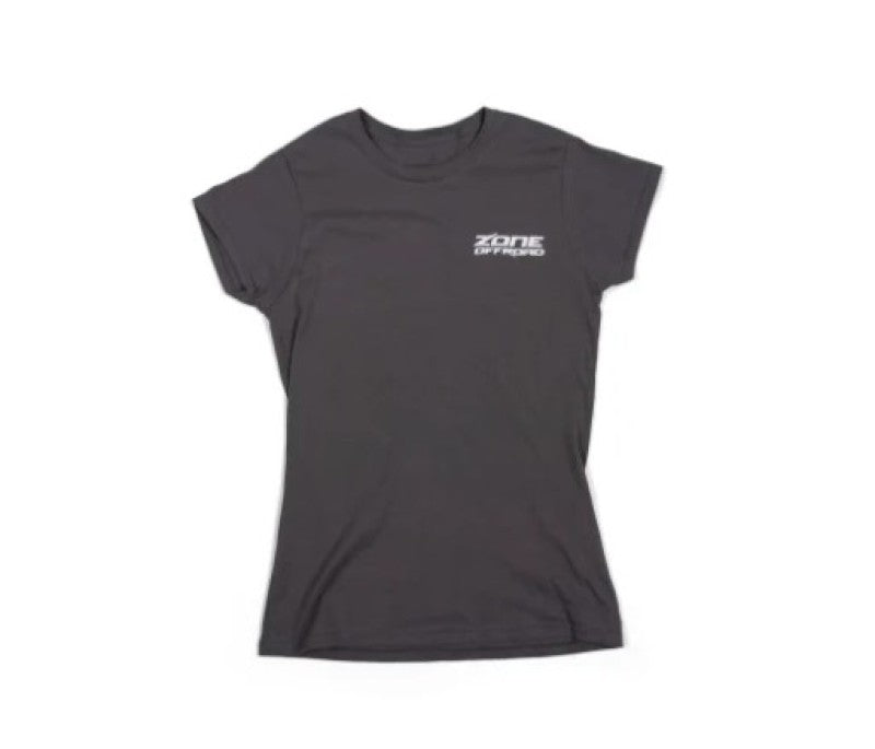 Zone Offroad Charcoal Gray Premium Cotton T-Shirt w/ Zone Offroad Logo Womens 2XL ZONU91632XL