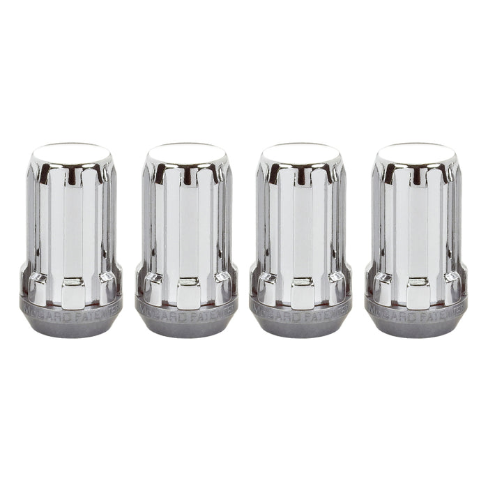 McGard SplineDrive Lug Nut (Cone Seat) M14X1.5 / 1.648in. Length (4-Pack) Chrome (Req. Tool) 65315