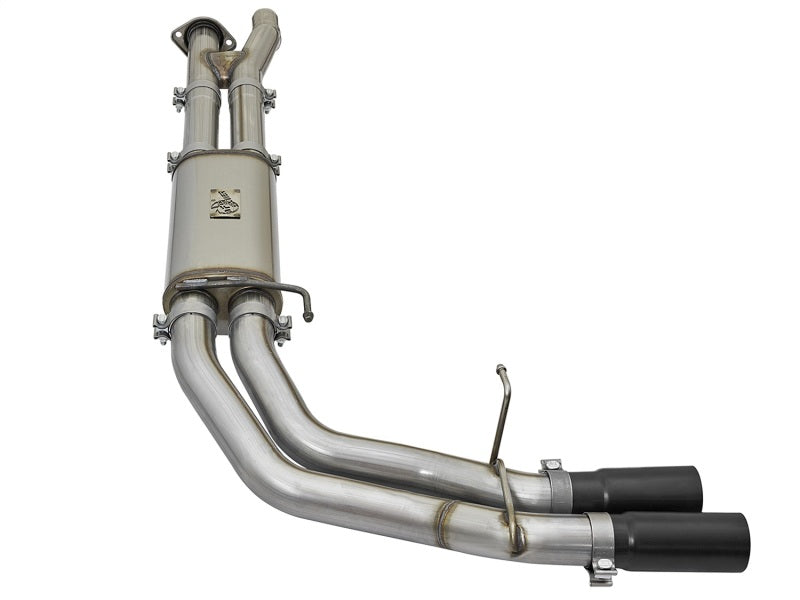 aFe POWER Rebel Series 3in 409 SS Cat Back Exhaust w/ Black Tips 17 Ford F-150 Raptor V6-3.5L 49-43091-B