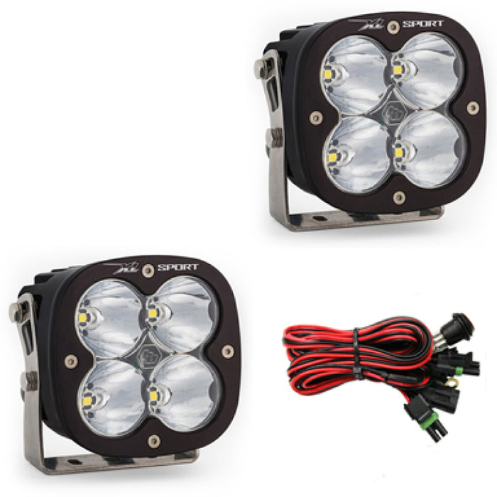 Baja Designs XL Sport Series High Speed Spot Pattern Pair LED Light Pods 567801