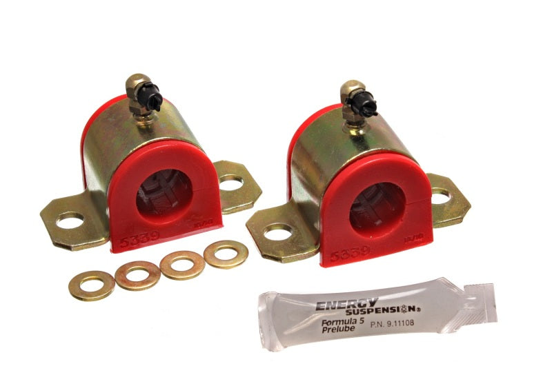 Energy Suspension 03-06 Toyota Corolla/Matrix Red 24mm Front Sway Bar Bushing Set (Greaseable Frame 8.5128R