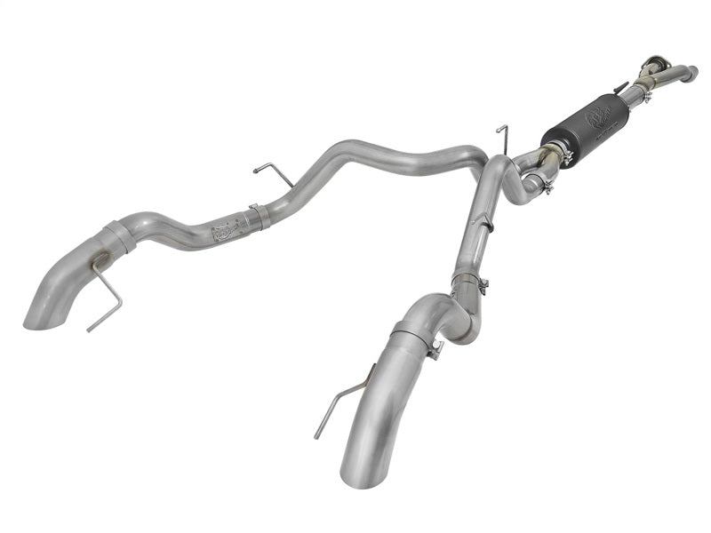 aFe MACH Force-Xp Cat-Back Exhaust w/Dual Hi-Tuck Tips 17-18 Ford F-150 Raptor V6-3.5L (tt) 49-33095