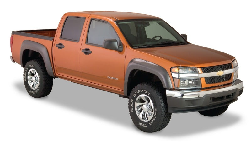 Bushwacker 04-12 GMC Canyon Extend-A-Fender Style Flares 2pc Black 41029-02