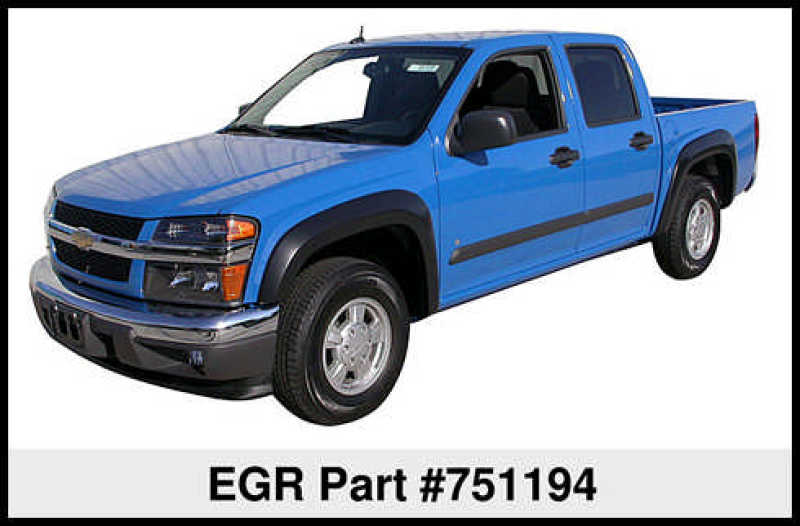 EGR 04-12 Chevy Colorado/GMC Canyon Rugged Look Fender Flares Set (751194) 751194