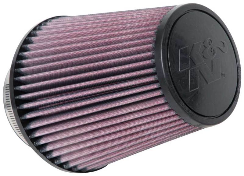 K&N Universal Clamp-On Air Filter 4in FLG / 6-1/2in B / 4-1/2in T / 7in H RU-1032