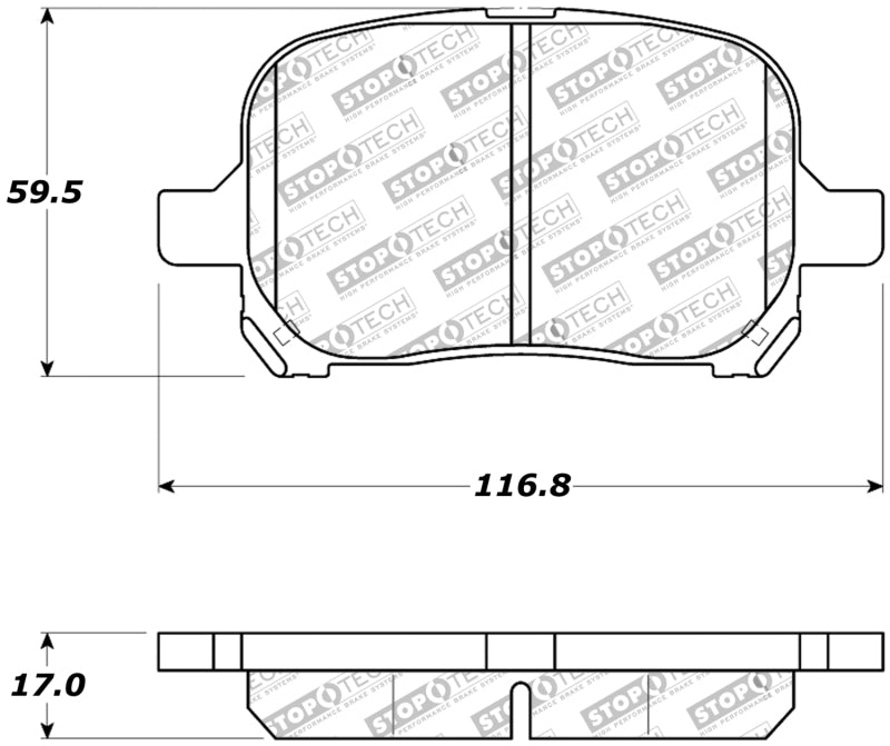 StopTech Street Touring Brake Pads 308.0707