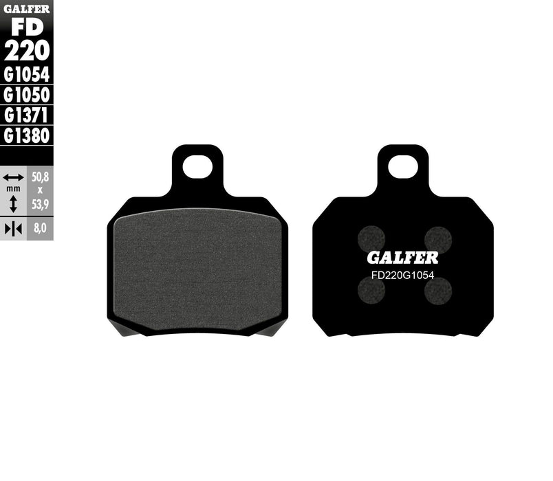 Galfer Semi-Metallic Brake Pads (Rear G1054) Compatible With 14-18 KTM 1290SDRABS