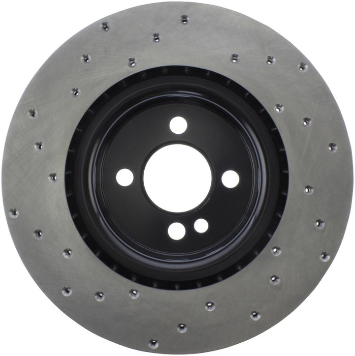 StopTech Sport Cross Drilled Brake Rotor Front Right 128.34114L