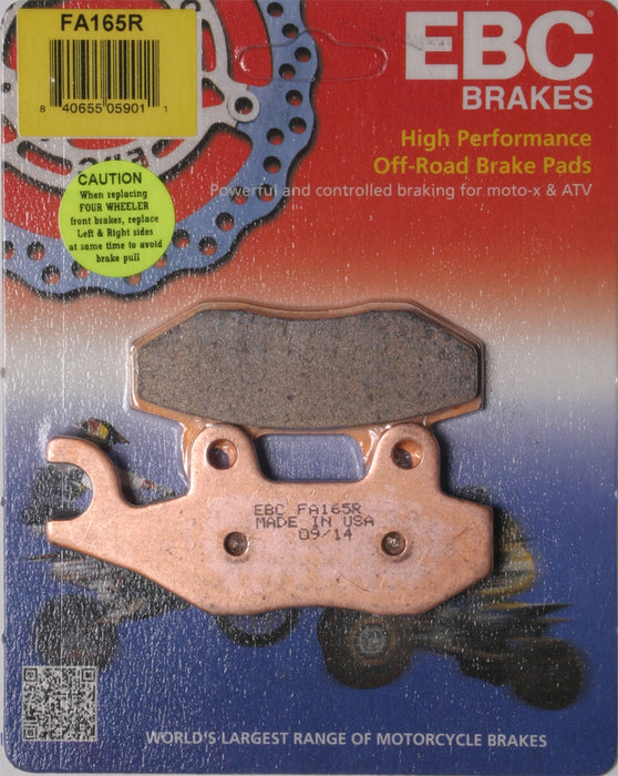 EBC Brakes FA165R Disc Brake Pad Set, COPPER, One Size