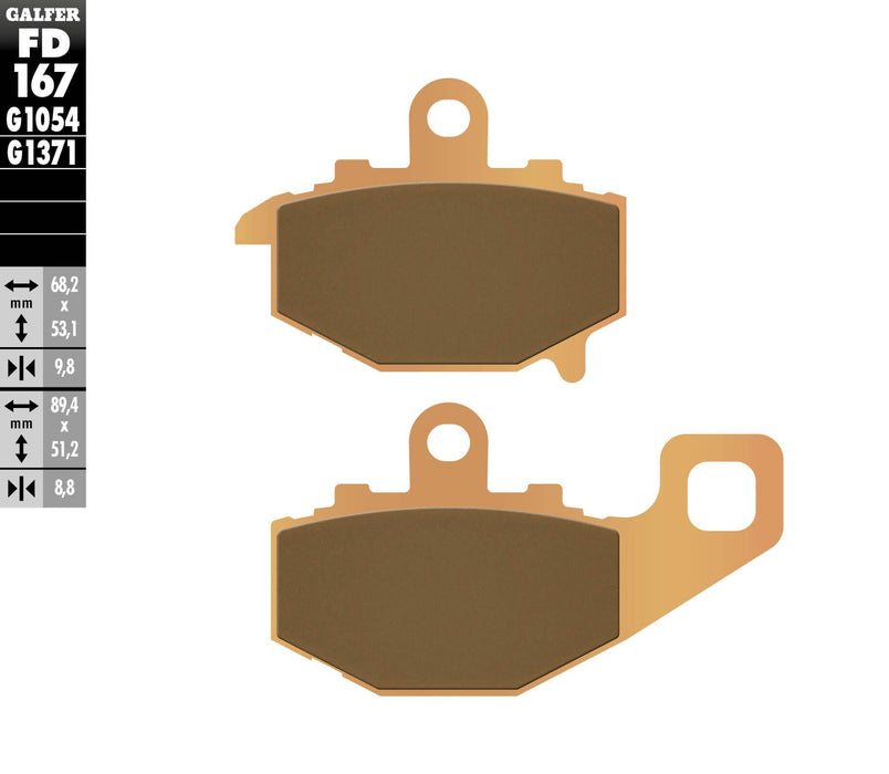 Galfer Brake Pad Fd167G1371 Fd167G1371